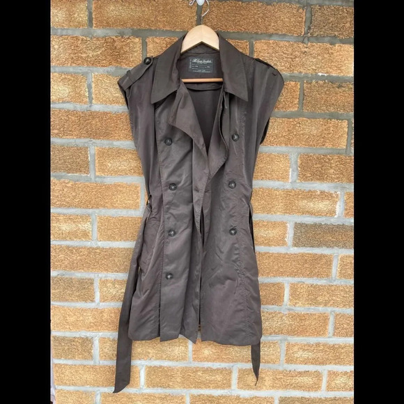 All Saints Spitalfields Bevin Trench dress sz 10 - Picture 13 of 13